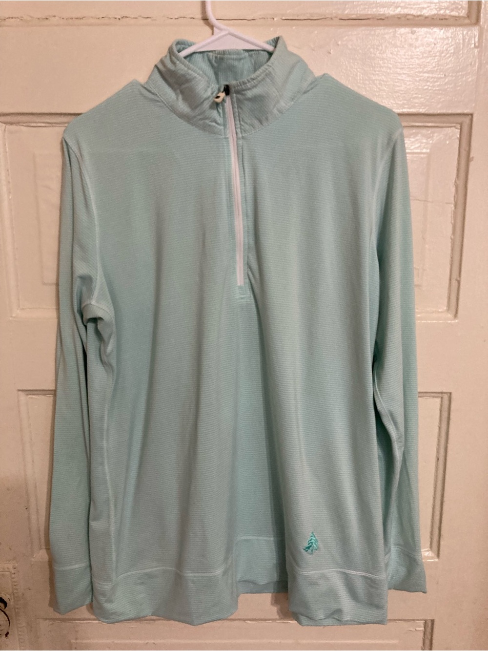 FootJoy Golf  women Light Mint Green Quarter-Zip Pullover size Large